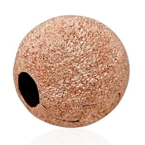 Pandora Moments Matte Brilliance Stopper Clip Charm Rose Gold